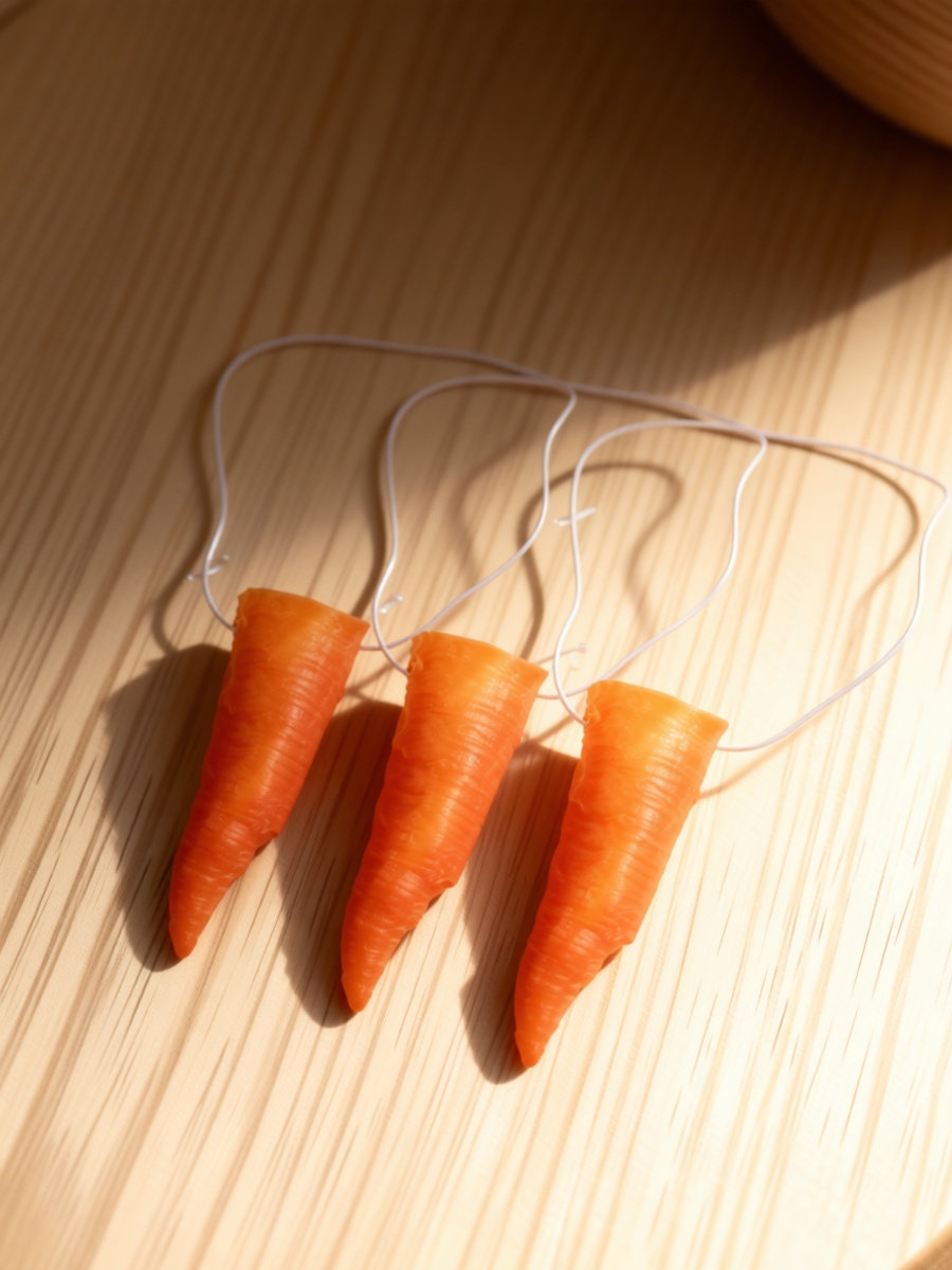 Easy Cosplay Prop - 3Pcs Premium Vinyl Carrot Nose Props