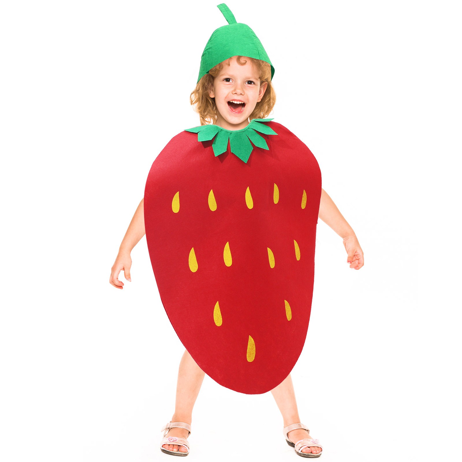 1Pcs Strawberry Fruit Costume  - Easy Cosplay Prop 评论和价格