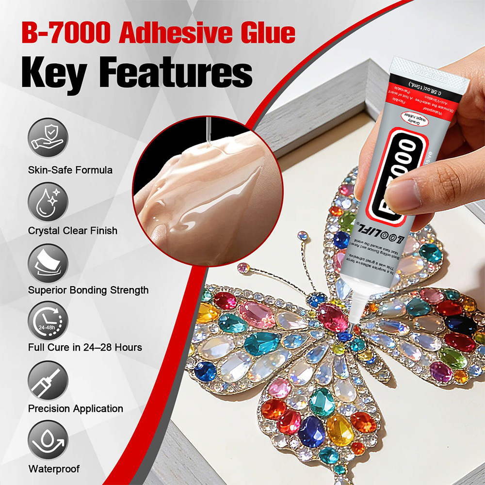 Loolifl B-7000 15/25/50/110Mlt - Contact Cement Glue 评论和价格